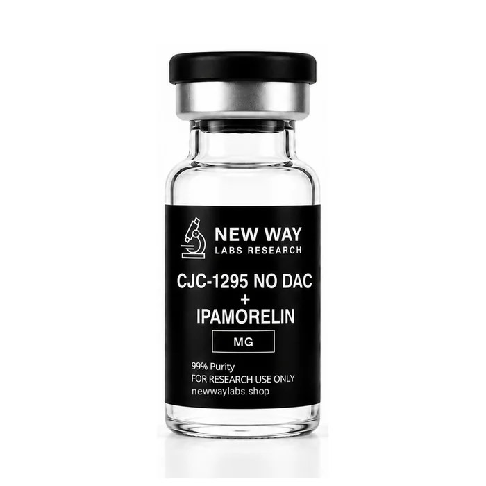 CJC-1295 no DAC + Ipamorelin 5 mg / 5 mg — NEW WAY LABS research vial